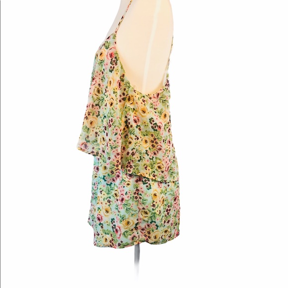 Poetry Strappy Romper Shorts  Floral Ruffle size M - Picture 4 of 10